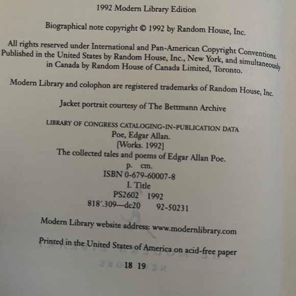 The Collected Tales and Poems of Edgar Allan Poe - Picture 3 of 4